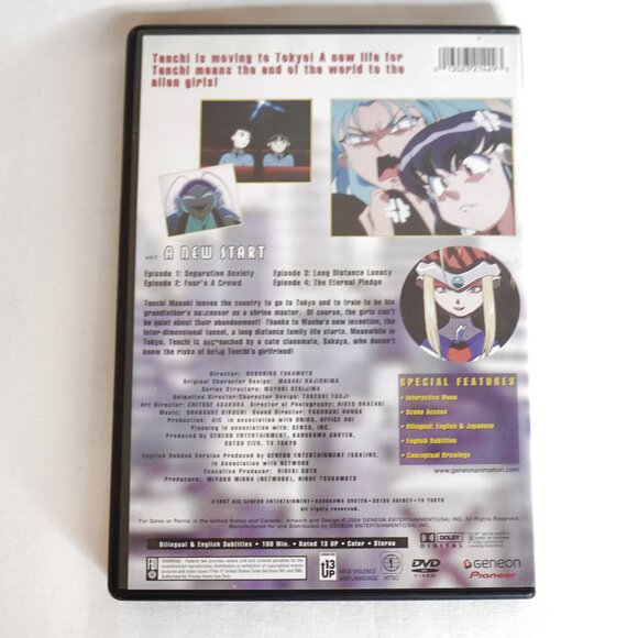 3/$20 Tenchi in Tokyo: A New Start DVD VOL 1 Classic 2000s Sci-Fi Romance Anime - Picture 2 of 3
